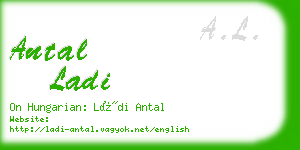 antal ladi business card